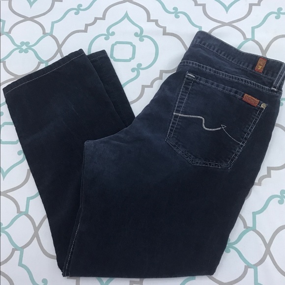 HP 34X27๐AWESOME๐7FAM๐CORDS๐VGUC NAVY CORDUROY - Picture 7 of 8